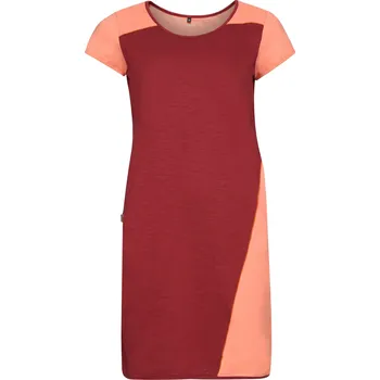 Dámské šaty FLOWY LADY 2.0 ::palisander/coral::XL