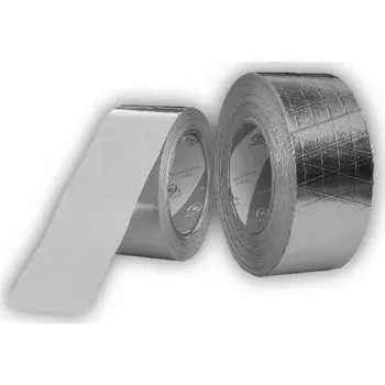 Páska TA 50/50 hliníková -30°C +120°C samolepicí páska teplotně odolná pro univerzální utěsnění ventilačních kanálů *10046 Tomex