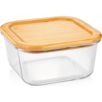 Dóza na potraviny TESCOMA Skleněná dóza ONLINE 1,4 l, čtvercová