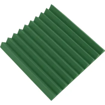 ProfiGaráž Akustický panel - klín 50x50x5cm zelený