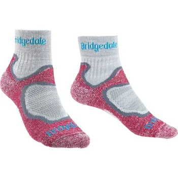 Pánské termoprádlo Bridgedale Trailsport LW T2 MC 3/4 Crew Women\'s dusky pink S