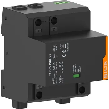 Přepěťová ochrana Saltek FLP-PV1500/YS svodič bleskových proudů a přepětí pro fotovoltaické systémy, do 1500 V DC, 12,5 kA (10/350), dálková signalizace