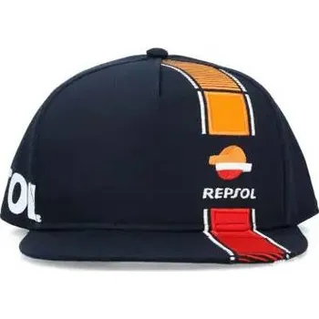 Kšiltovka Týmová kšiltovka Repsol s rovným kšiltem tmavě modrá