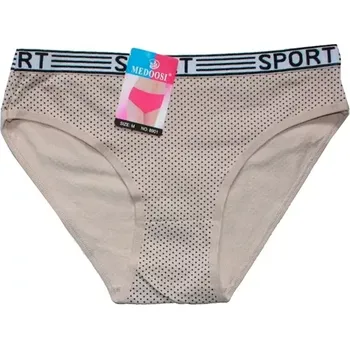 Dámské kalhoty Dámské bokové kalhotky s puntíčky 8901 bežové 549/210