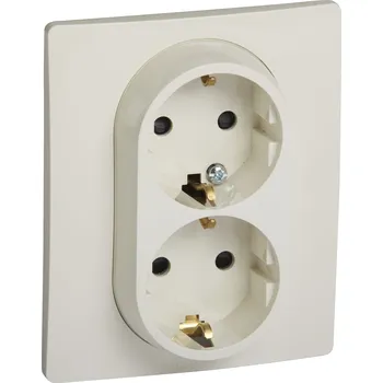 vypínač NIL ZÁS.SCHUKO 2X2P+T BÉŽOVÁ *764644 Legrand