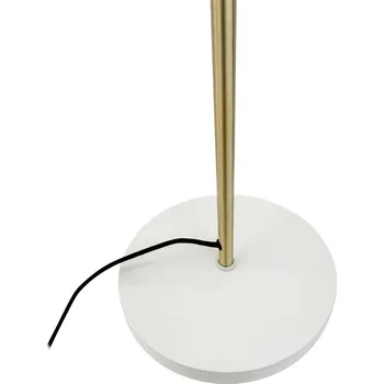 Lampička Dyberg Larsen Stojací lampa Sleep, bílá, výška 165 cm, ocel - Délka kabelu 180 cm bílý tmel 2 x 20 W - Doprava zdarma