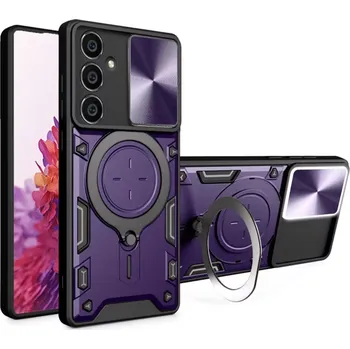 Pouzdro na mobilní telefon Kryt Samsung Galaxy A16 Techsuit CamGuard Pro - fialový