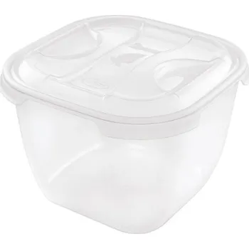 Dóza na potraviny Tontarelli Dóza na potraviny NUVOLA 3 l čtverec bílá 9042416112 9042416112