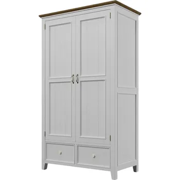 Komoda Provensálská skříň PROVENCE W6P policová bílá Barevné provedení: Bílá, Provedení: šuplíky bez pojezdů