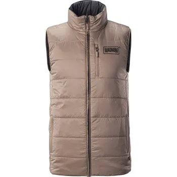 Pánská bunda Pánská Prošívaná vesta MAGNUM MAGNUM ESPERO PRIMALOFT VEST M000215601 – Béžová L