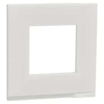 vypínač Unica Pure - Krycí rámeček jednonásobný, Translucide White *NU600289