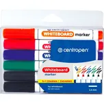 Značkovač Centropen 8559/6, stíratelný, sada 6 ks