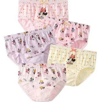 Minnie Mouse Dívčí bavlněné kalhotky "Minnie Mouse" - 5 ks Varianta: bez originálního obalu, Velikost: 75 (8-9 let)
