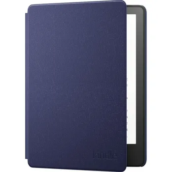 Pouzdro na čtečku elektronické knihy Originální pouzdro Amazon Kindle Paperwhite 5 (2021) - KP5LEDB, pravá kůže, tmavě modré + BONUSY