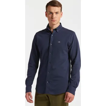 KOŠILE GANT REG JERSEY PIQUE SHIRT MARINE