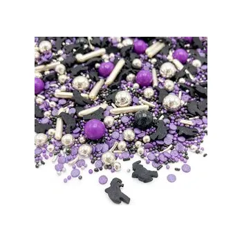 Přisada na vaření a pečení Cukrová dekorace - Fialový mix (Čarodějnický) / 500 g