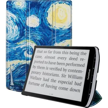 Pouzdro na čtečku elektronické knihy Obal na čtečku Pocketbook InkPad X 1040 - B-SAFE 1326 - Gogh, magnetické zavírání, stojánek, AutoSleep + BONUSY