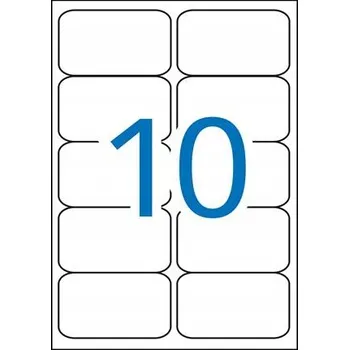 Samolepící etiketa Štítky 99,1 x 57 mm bílé 100 listů do tiskárny