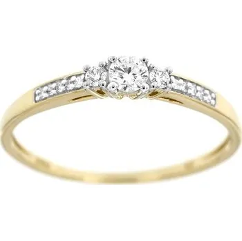 Prsten Zlatnictví U Kostela Diamantový prsten 35151Y 62 4143-23047095