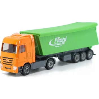 autíčko Mercedes-Benz Náklaďák s Přívěsem a Střechou 1:87 - SIKU MB Truck with trailer and roof - kovové model auta 1/87