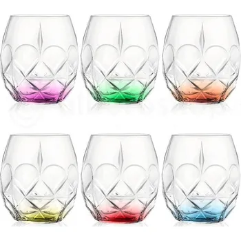 Sklenice RCR ALKEMIST COLOR SKLENICE 380ML SADA 6 KS