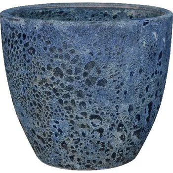 Květináč PRAGA, pr.37x32cm|pr.30x26cm|pr.22,5x20cm, Angkor Blue, (balení obsahuje 3 kusy)|Ego Dekor