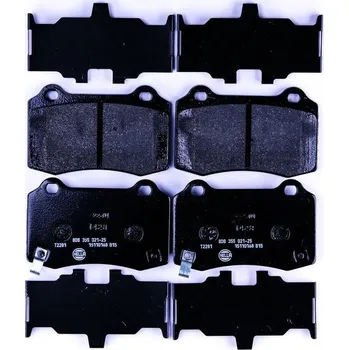 Brzdová destička Sada brzdových destiček, kotoučová brzda HELLA 8DB 355 021-251