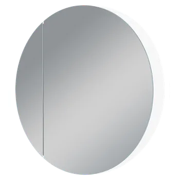 Koupelnový nábytek Picasso Zrcadlová skříňka s LED osvětlením, ø 60 × 8,9 cm, bílá 50142