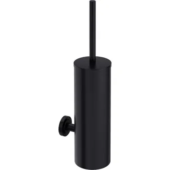 WC štětka DEANTE - Temisto nero Toaletní kartáč, nástěnný ADT_N721