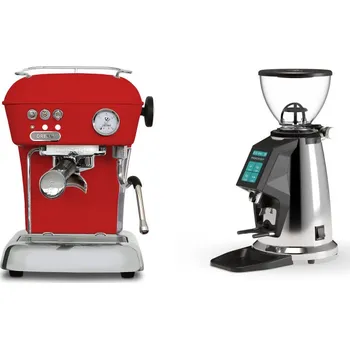 Kávovar Ascaso Dream ONE, Love Red + Rocket Espresso SPLUGA, chrome