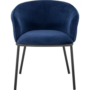 Jídelní židle BLOOMINGVILLE Jídelní židle Cortone, modrá, recyklovaný polyester