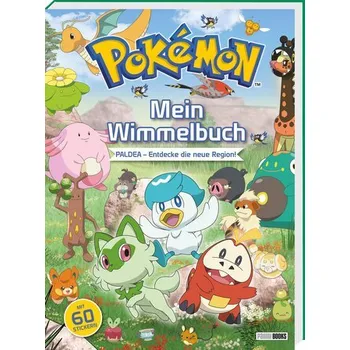 První čtění Pokémon: Mein Wimmelbuch: Paldea - Entdecke die neue Region! - Pokemon