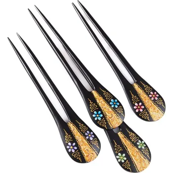 Jehlice do vlasů Double Květina 02