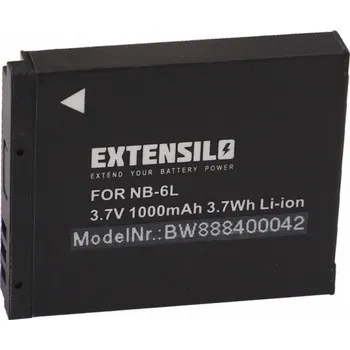 Extensilo Baterie NB-6L pro Canon PowerShot D10 / IXUS 300 HS, 1000 mAh