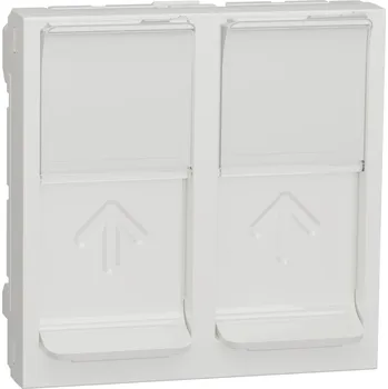 vypínač Centrální deska 2xRJ45 S-ONE, 2M, Bílá