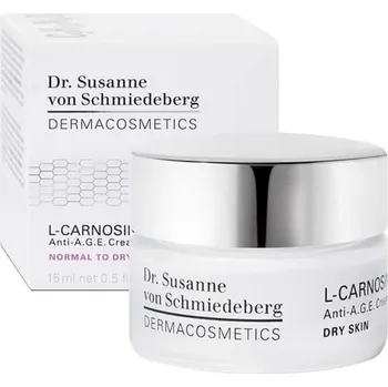 Pleťový krém Dr. Susanne von Schmiedeberg - L-Carnosine Anti A.G.E. Cream For Dry Skin Krémy na obličej 15 ml unisex