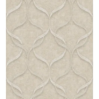 Tapeta Zambaiti Parati Luxusní vliesová tapeta na zeď, šedo-béžová, ornamenty, Z15532, Mini Trend, Zambaiti Parati, velikost 10,05 x 0,53 m