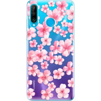 Pouzdro na mobilní telefon Silikonové pouzdro iSaprio - Huawei P30 Lite - Malé Růžové Květy 05 (Odolný silikonový kryt, obal, pouzdro iSaprio - Huawei P30 Lite - Malé Růžové Květy 05 - skvělá ochrana a pružnost, stylový UV potisk, lehkost, tiskne se v České republice)