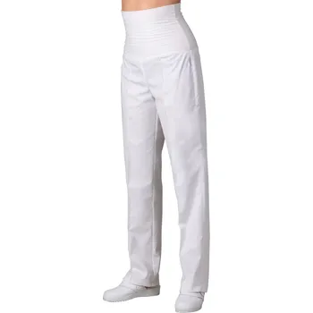montérky ČR výroba Kalhoty PAOLA LADY bez kapes Velikost EU52/176cm bílá