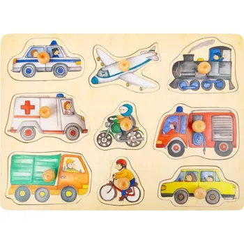 Puzzle Small Foot by Legler puzzle Vozidla