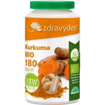 Zdravý den Kurkuma BIO 180 cps.