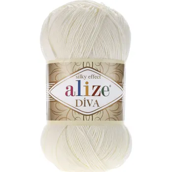 Příze Příze Alize Diva 062 - smetanová