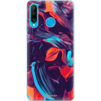 Pouzdro na mobilní telefon Silikonové pouzdro iSaprio - Huawei P30 Lite - Barevný mramor 19 (Odolný silikonový kryt, obal, pouzdro iSaprio - Huawei P30 Lite - Barevný mramor 19 - skvělá ochrana a pružnost, stylový UV potisk, lehkost, tiskne se v České republice)
