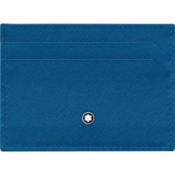 Vizitkář Pouzdro na kreditní karty Montblanc Turquoise 114605 + možnost výměny do 90 dní