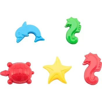Hračka na písek Teddies Formičky Bábovky na písek plast mořský svět 8-11cm 12m+-cena za kus