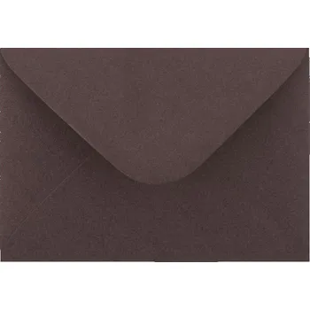 Obálka Obálka C6 114x162mm Metalická tmavě hnědá