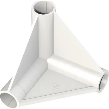 Pěstební box Secret Jardin rohová spojka Ø16mm (Secret Jardin bílá rohová spojka Ø16 mm, náhradní díl pro pěstební stany s tyčemi o průměru 16 mm - Dark Street, Lodge, Dark Propagator, Hydroshoot.)