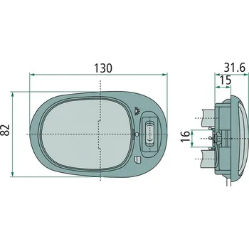 Osvětlení interiéru vozidel Hella Světlo interiéru pro John Deere, RE195181