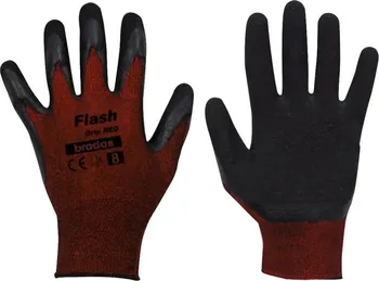 Pracovní rukavice Bradas Flash Grip latex červené 8
