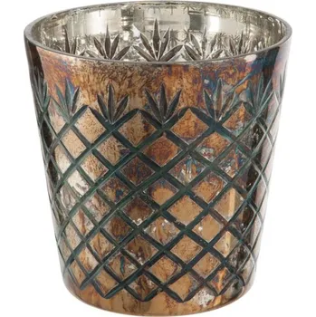 Aroma lampa J-line - Skleněná lucerna hurricane EVI - Ø 15*15 cm